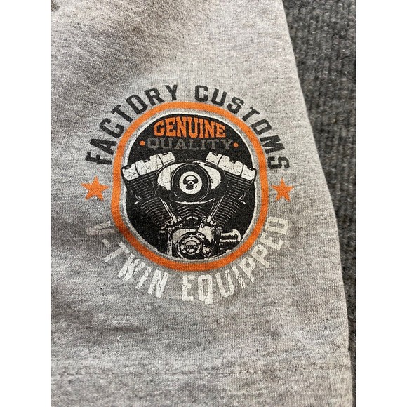 Vintage Harley‎ Davidson T Shirt Adult 2XLarge Gray Orange Appalachian PA Biker - Picture 4 of 11